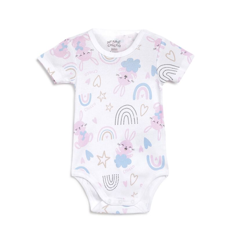 Infants Multicolor Printed Bodysuit (Pack Of 4) image number 5